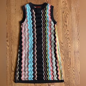 Missoni X Target Brown Chevron Dress